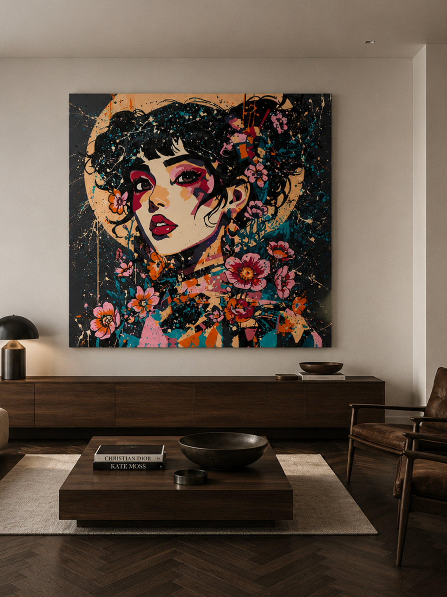 Atomic Girl in Bloom, 2026 - 170x170cm