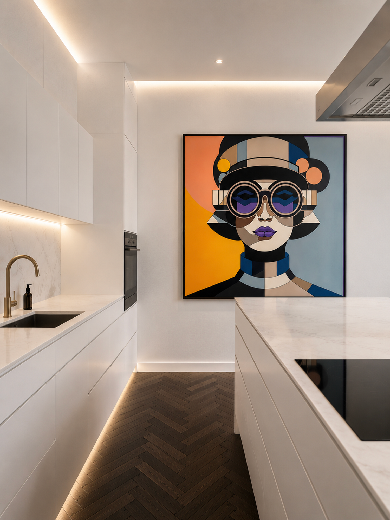 Future Girl II, 2024 - 174x174cm