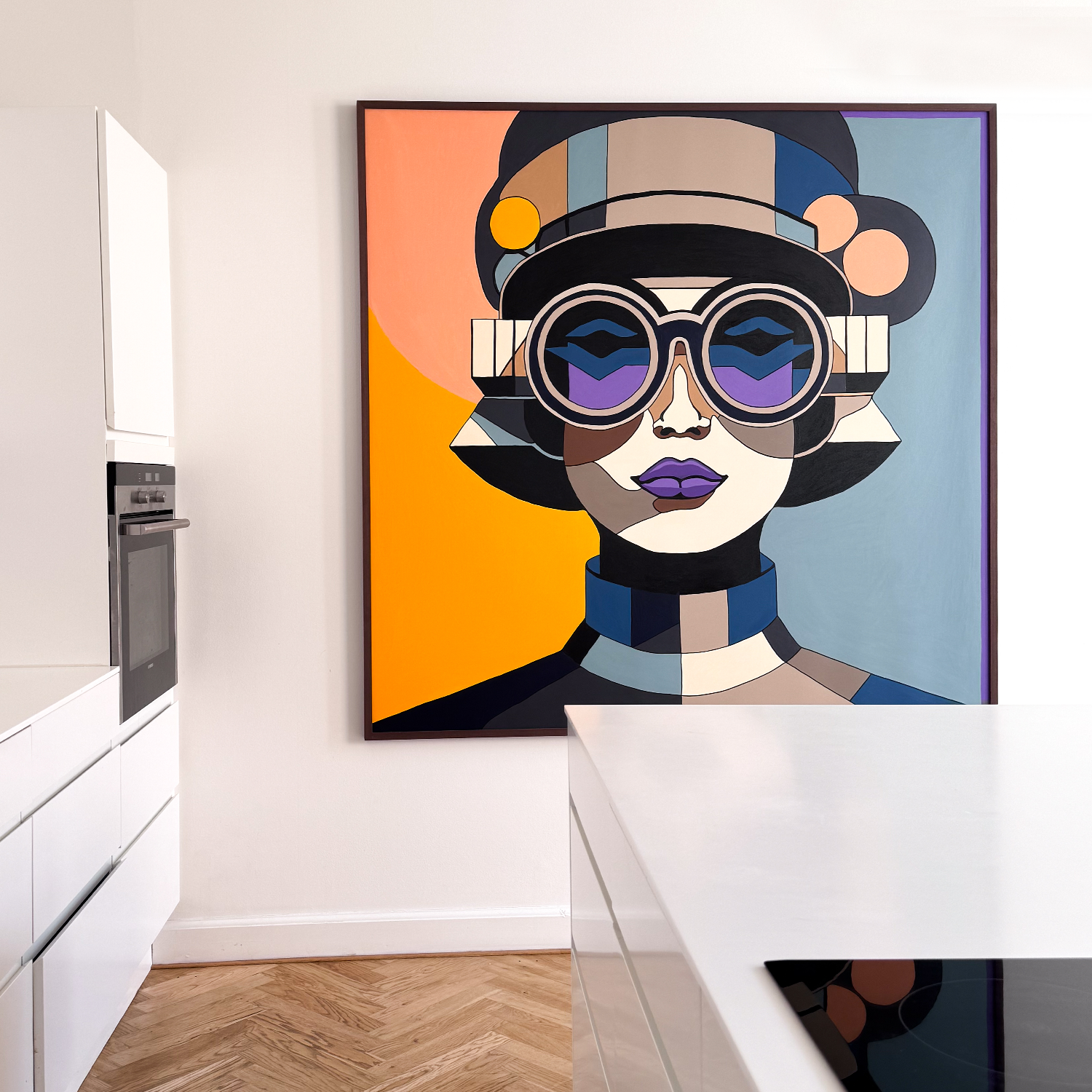 Future Girl II, 2024 - 174x174cm