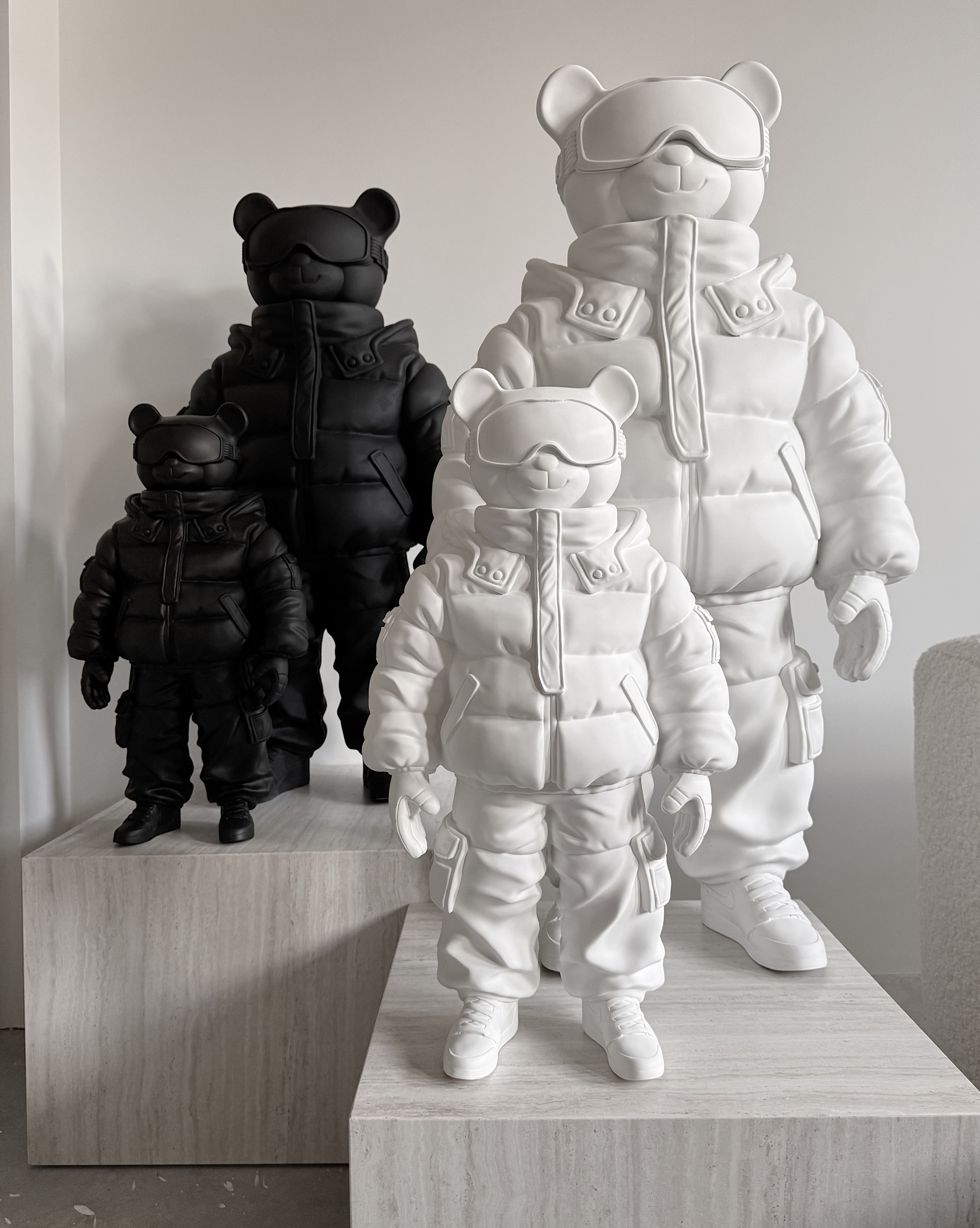 SCULPTURE ABWE 100CM / MATT BLACK