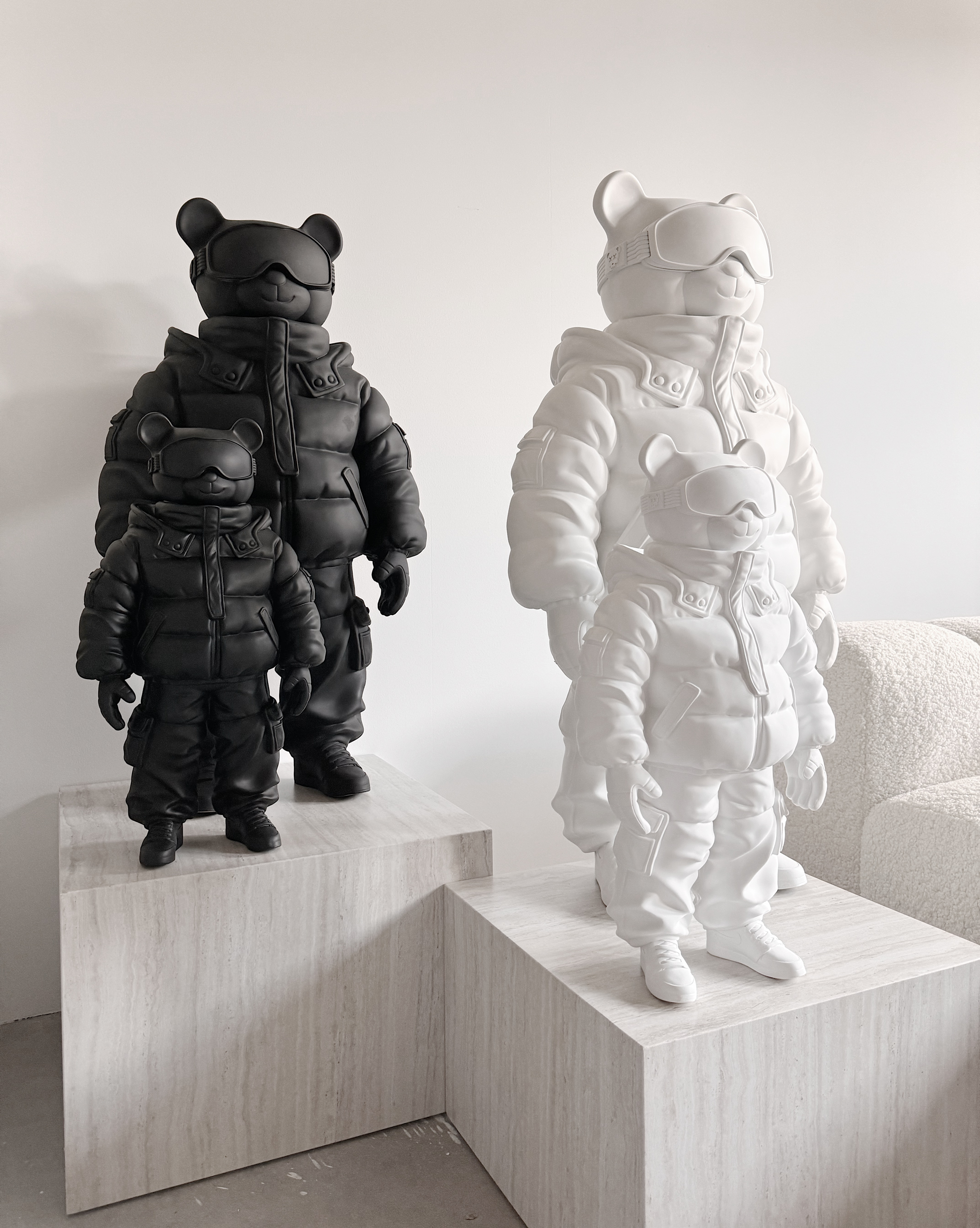 SCULPTURE ABWE 100CM / MATT BLACK
