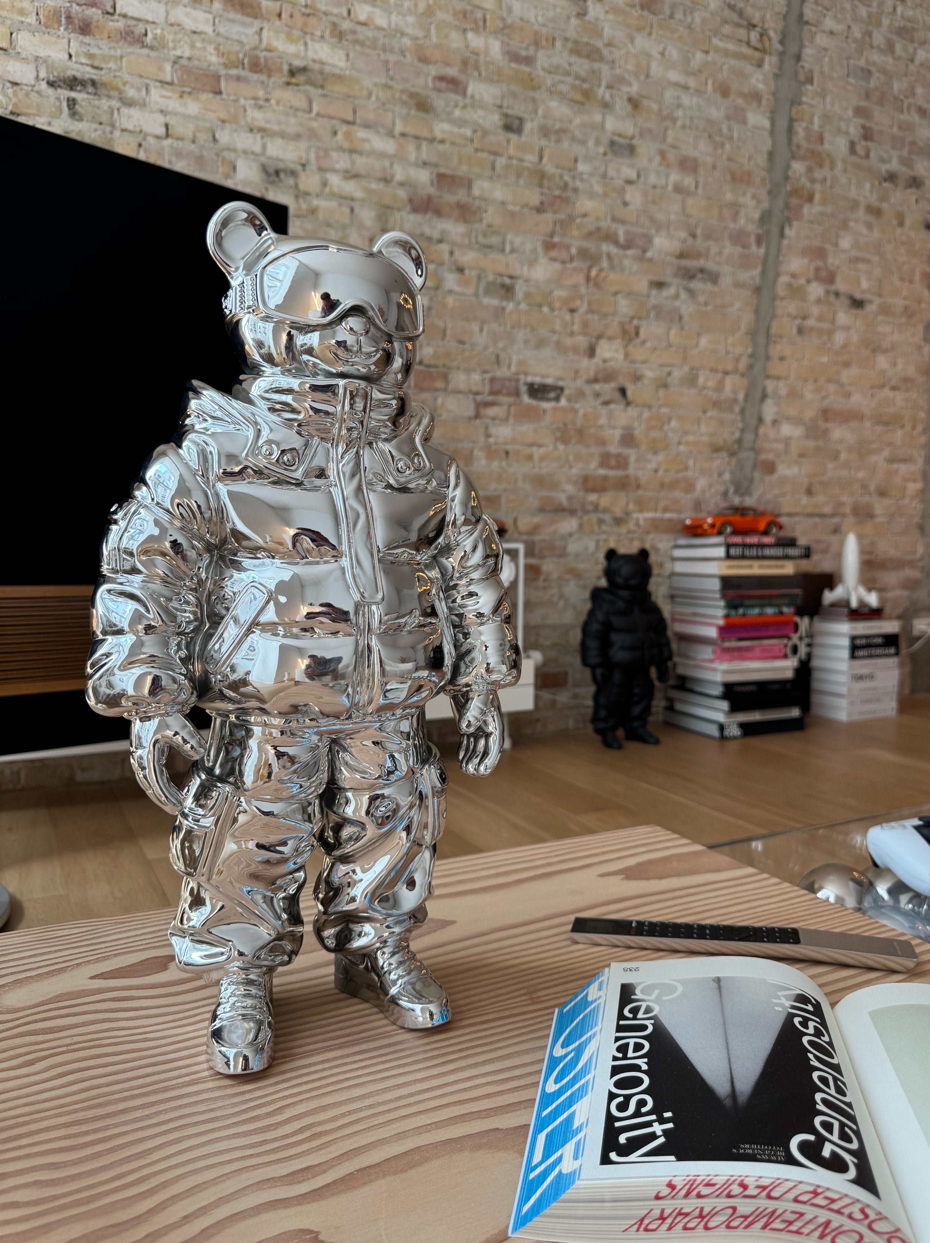SCULPTURE ABWE 50CM / CHROME