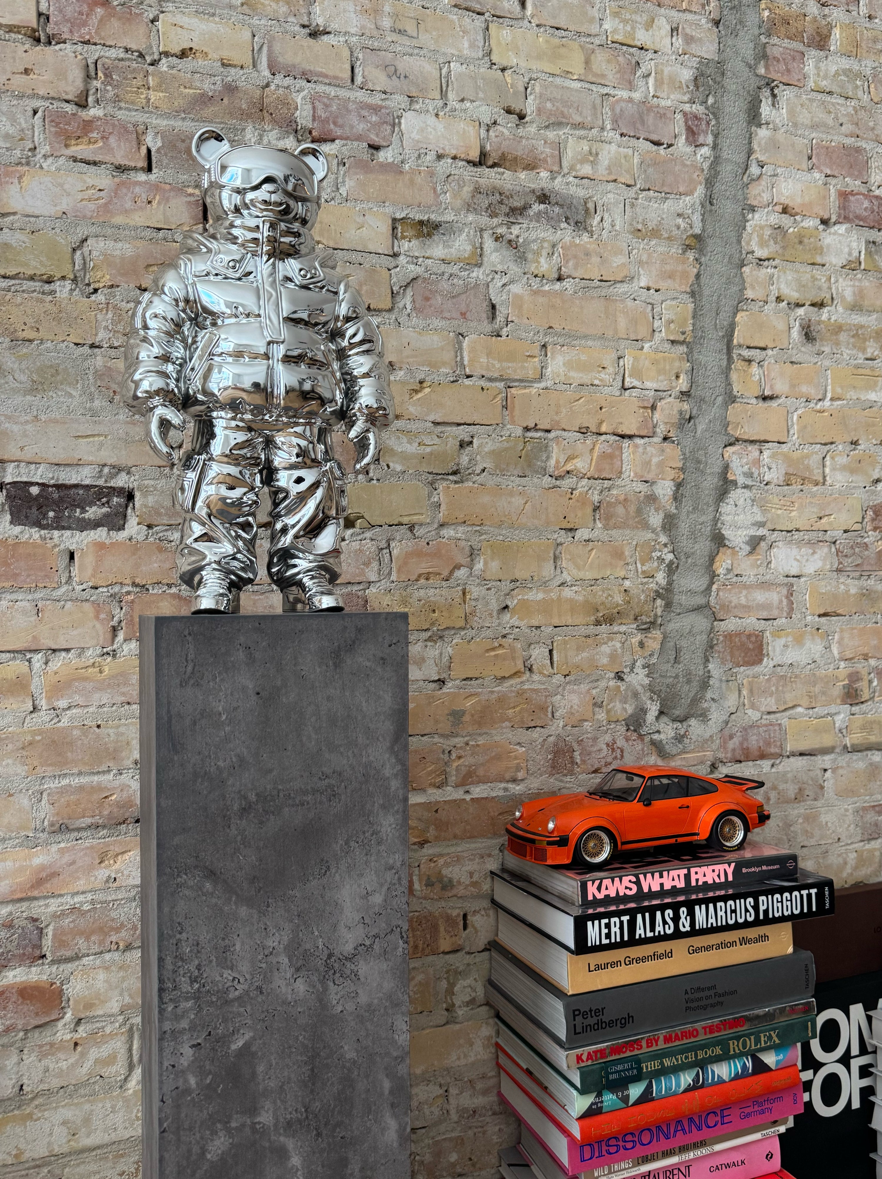 SCULPTURE ABWE 50CM / CHROME