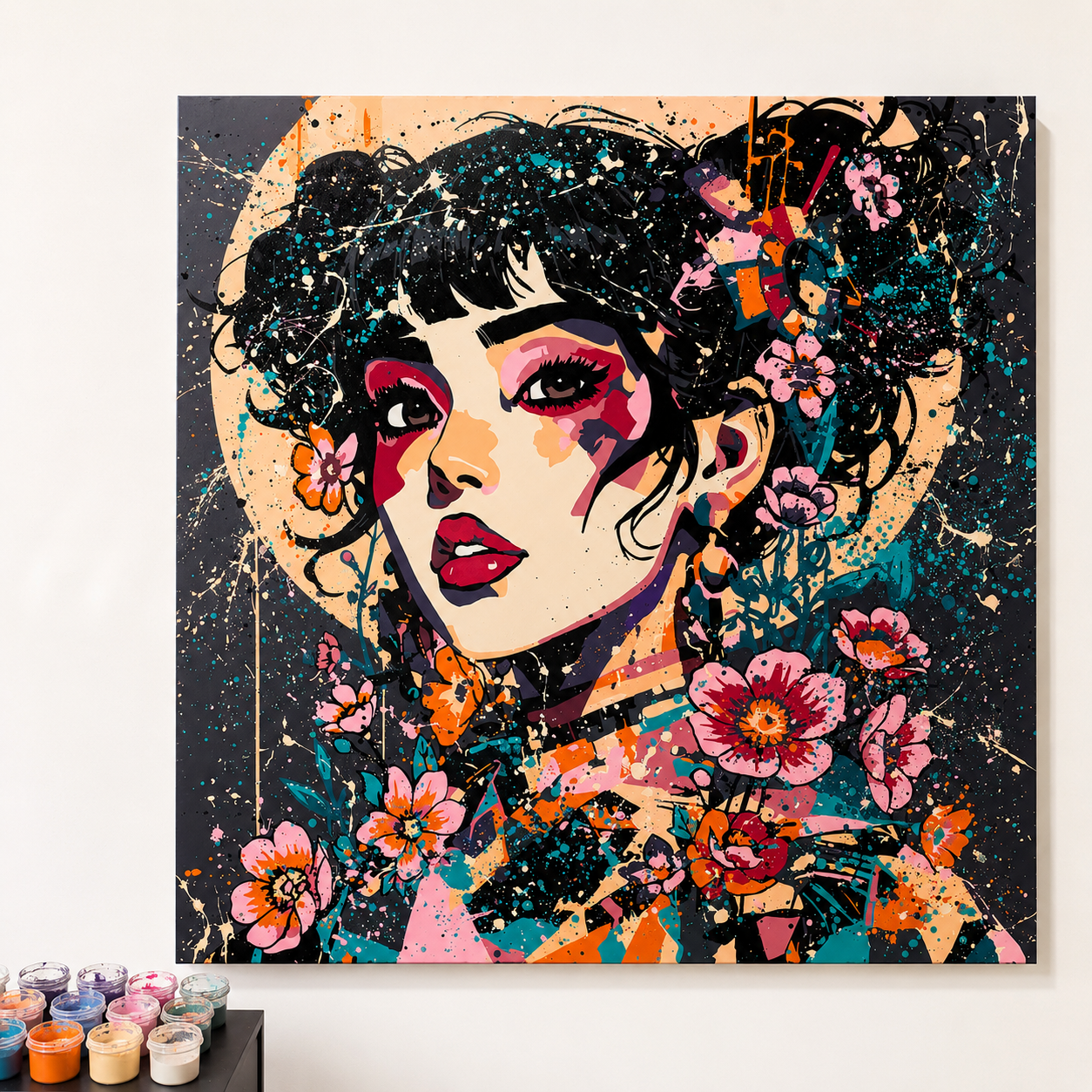 Atomic Girl in Bloom, 2026 - 170x170cm
