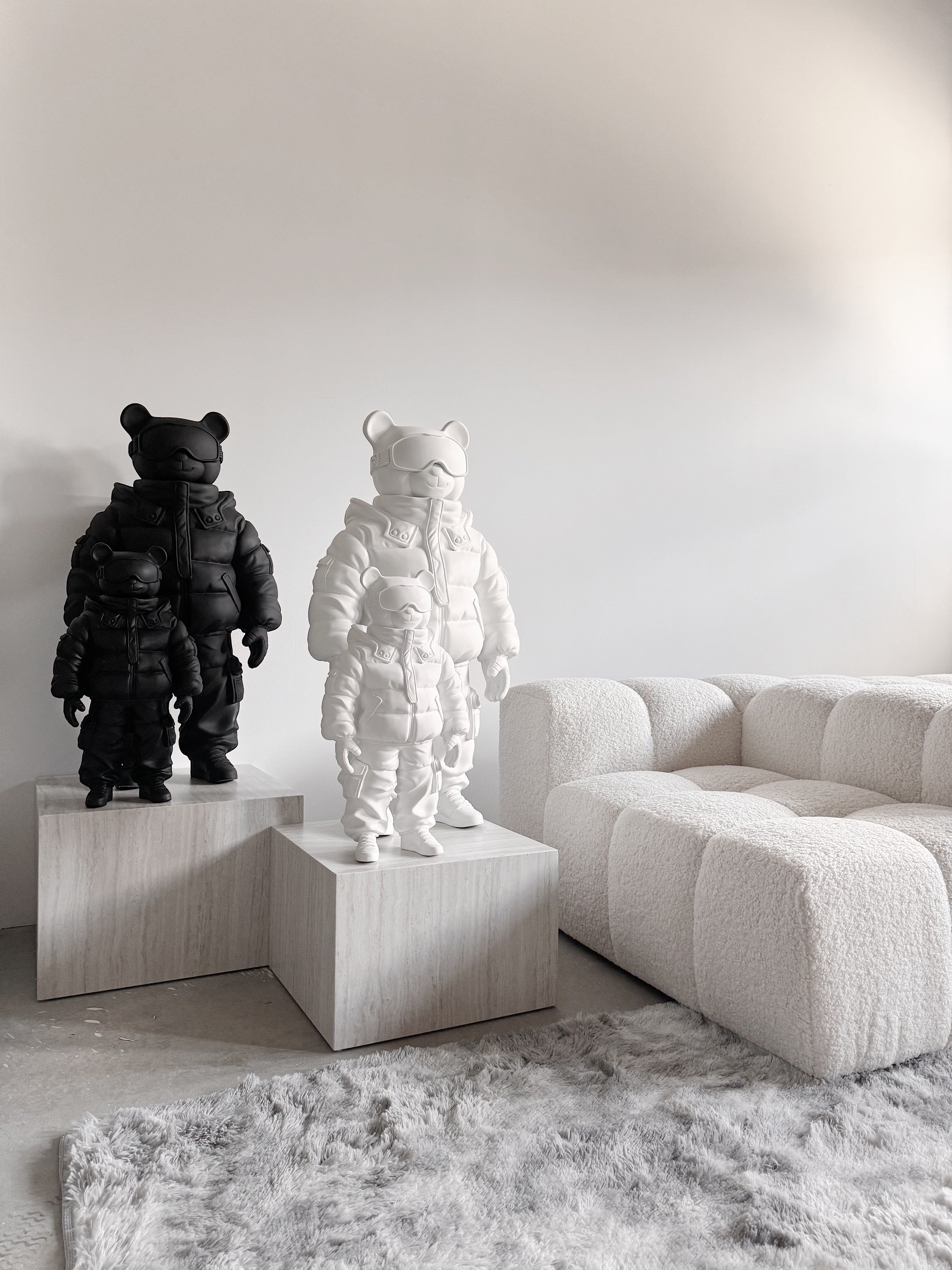 SCULPTURE ABWE 100CM / MATT WHITE