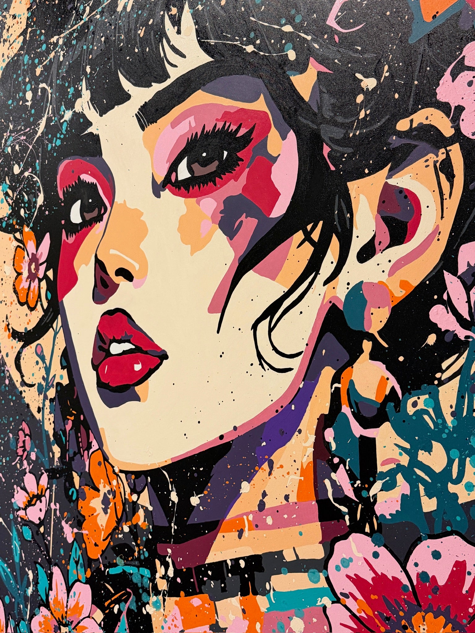 Atomic Girl in Bloom, 2026 - 170x170cm