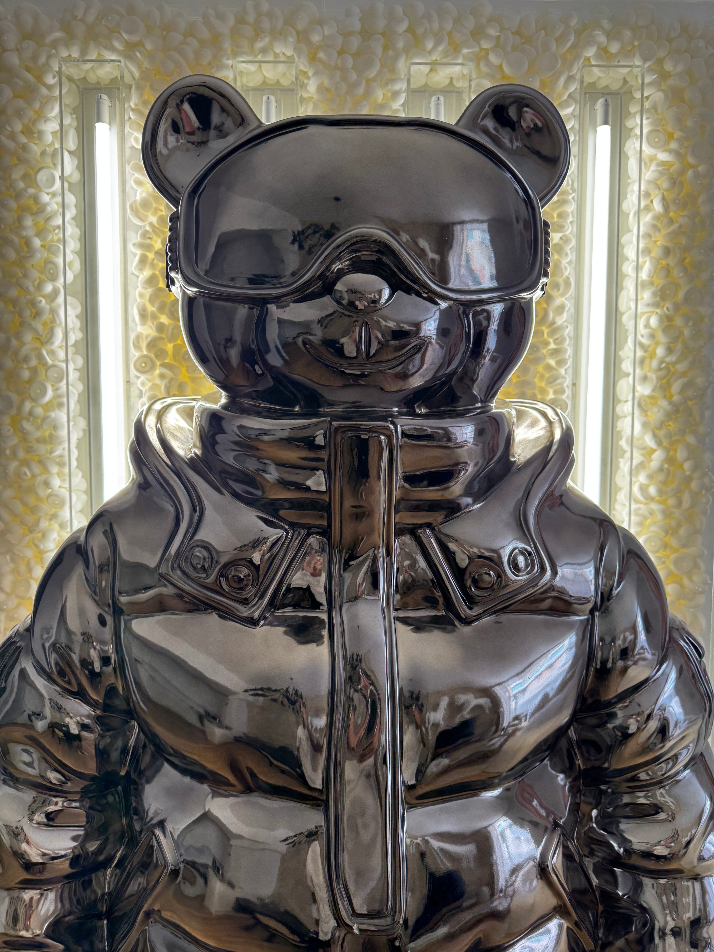 SCULPTURE ABWE 200CM / DARK CHROME
