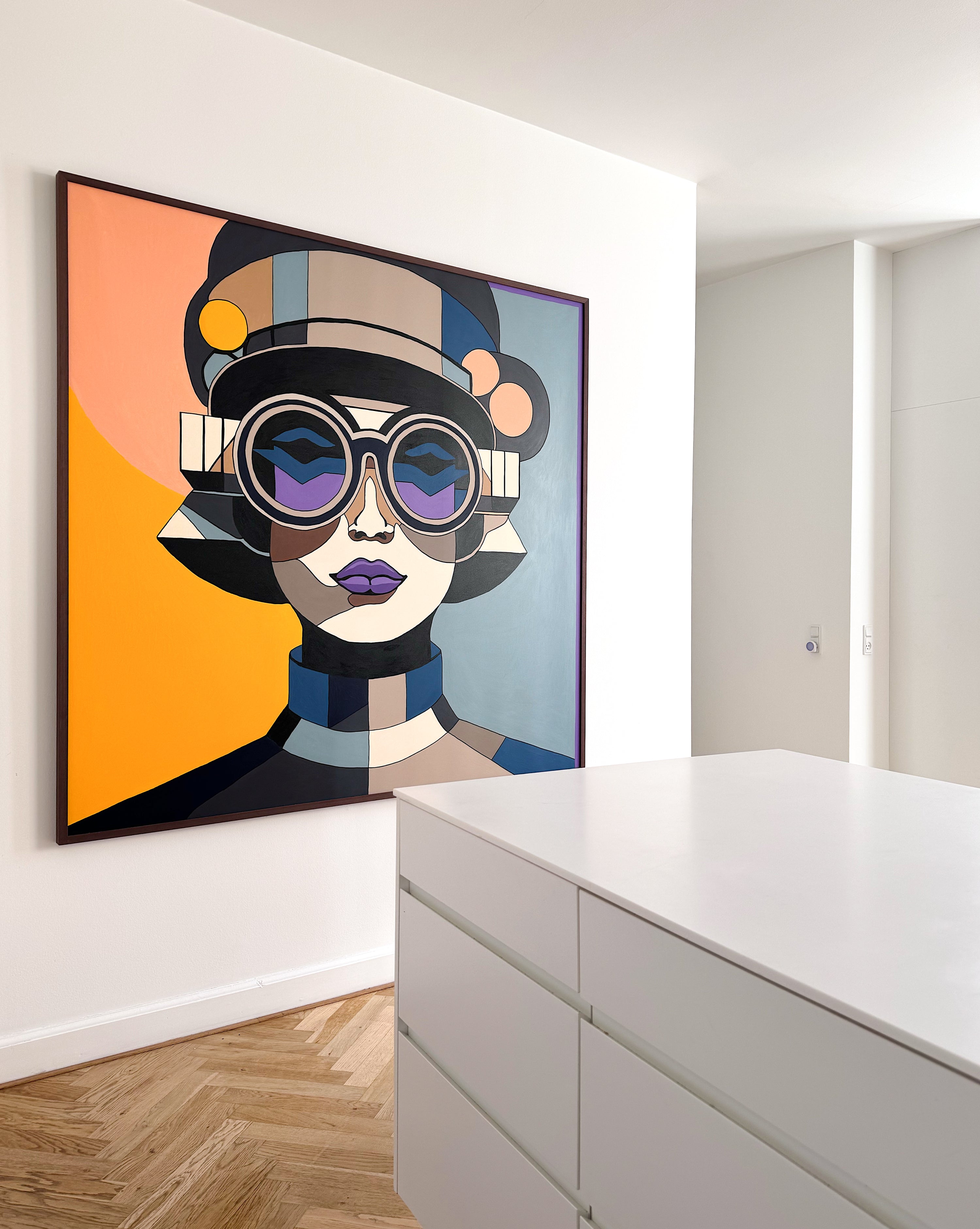 Future Girl II, 2024 - 174x174cm