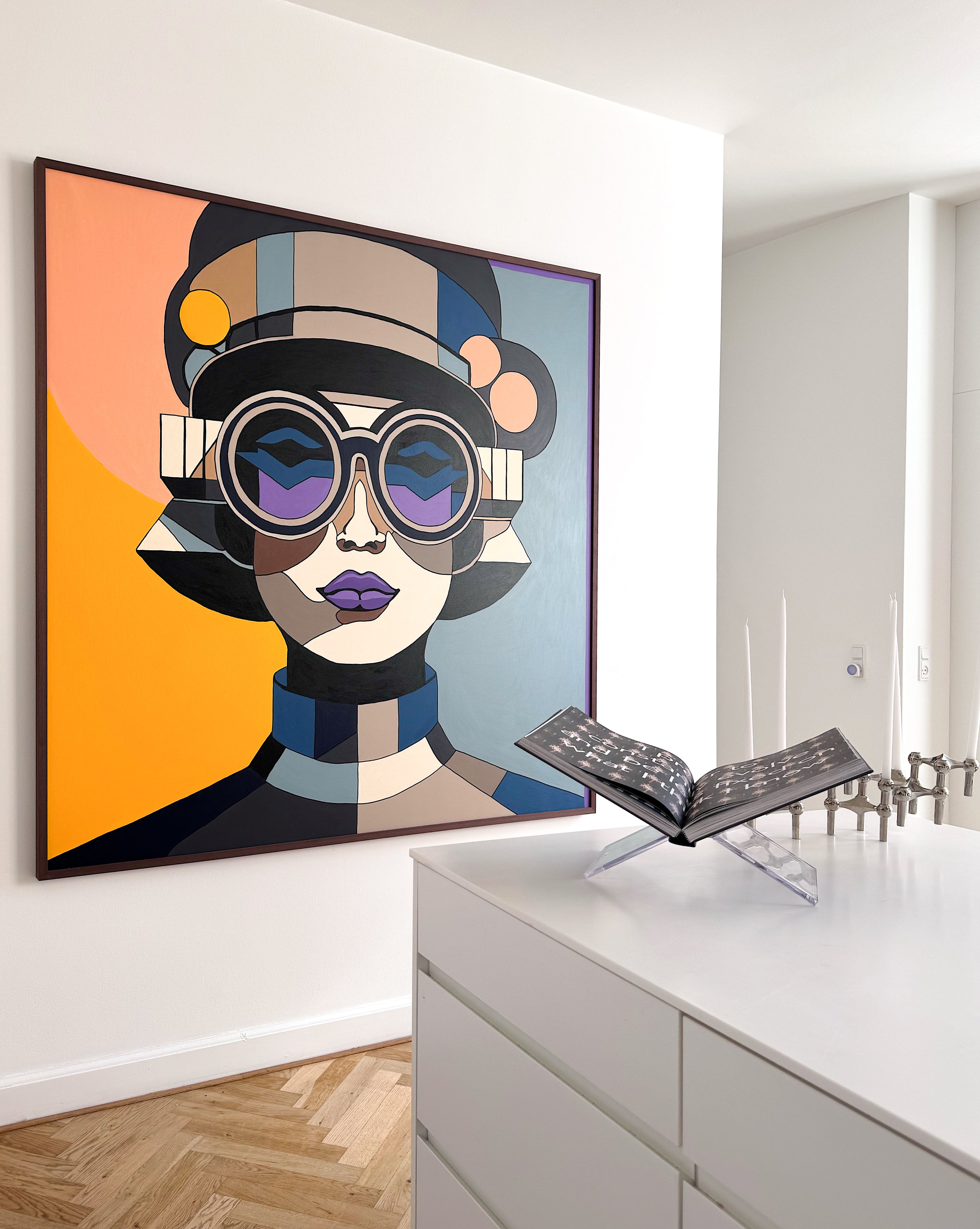 Future Girl II, 2024 - 174x174cm