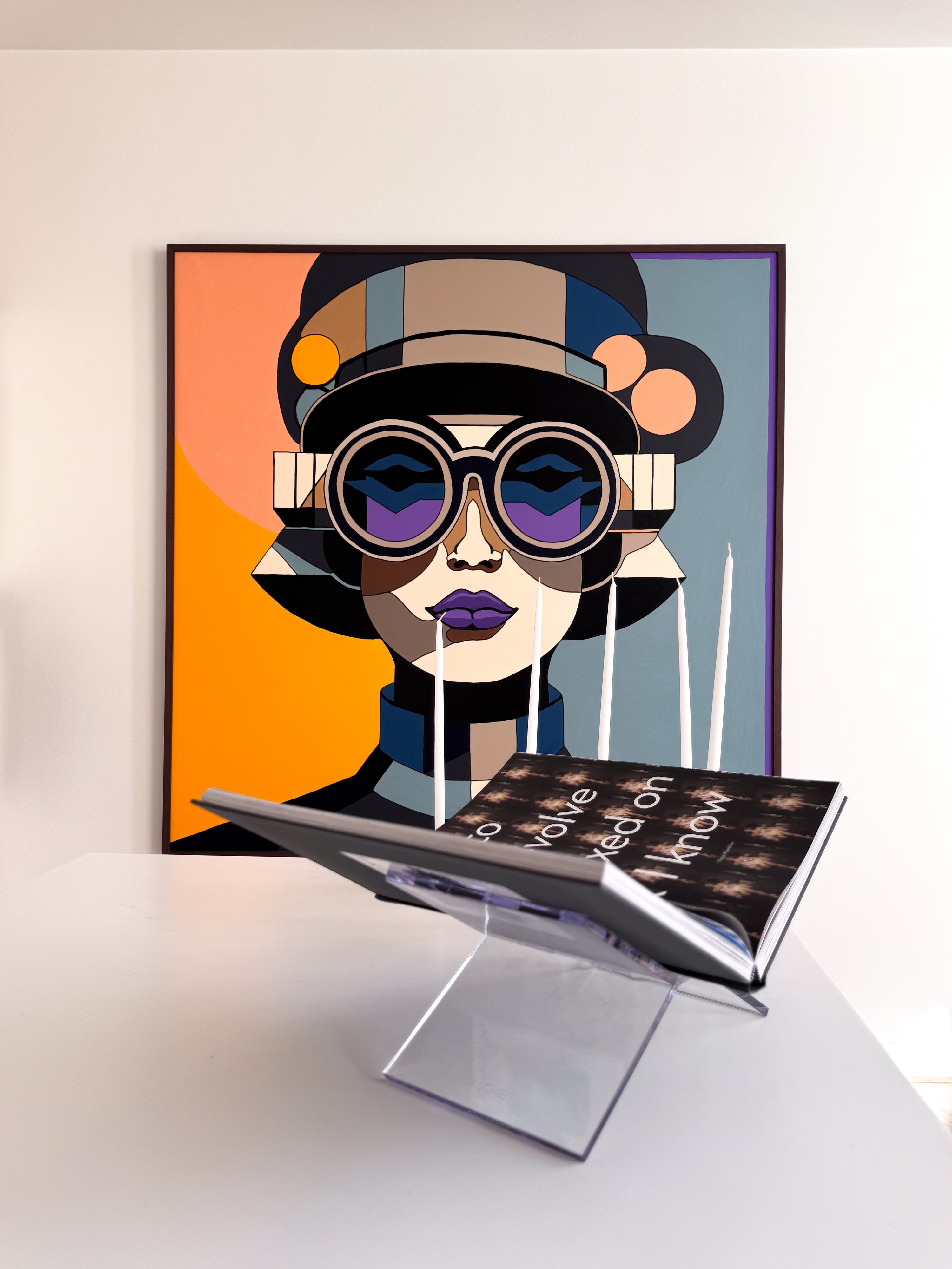Future Girl II, 2024 - 174x174cm