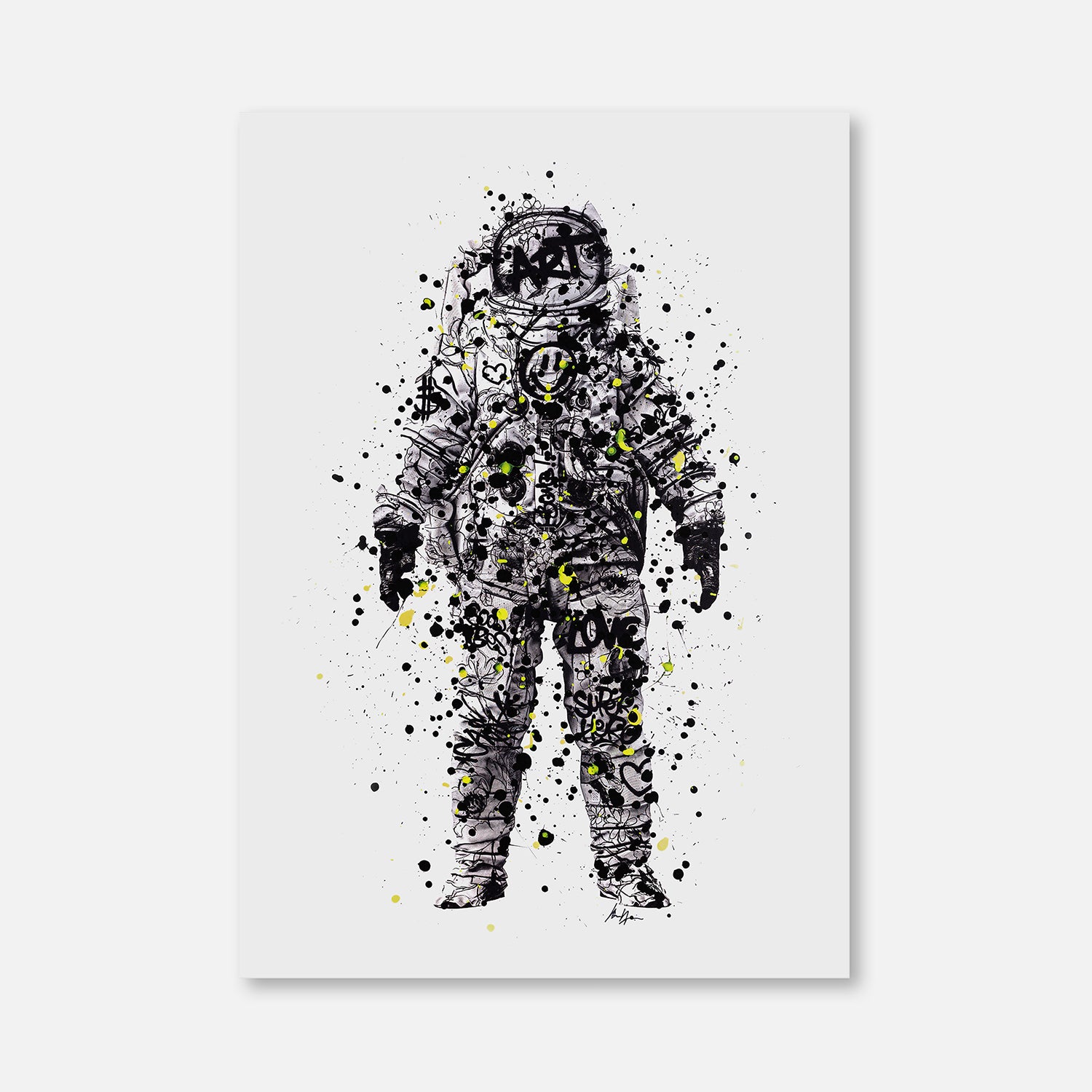 Artstronaut Splash White