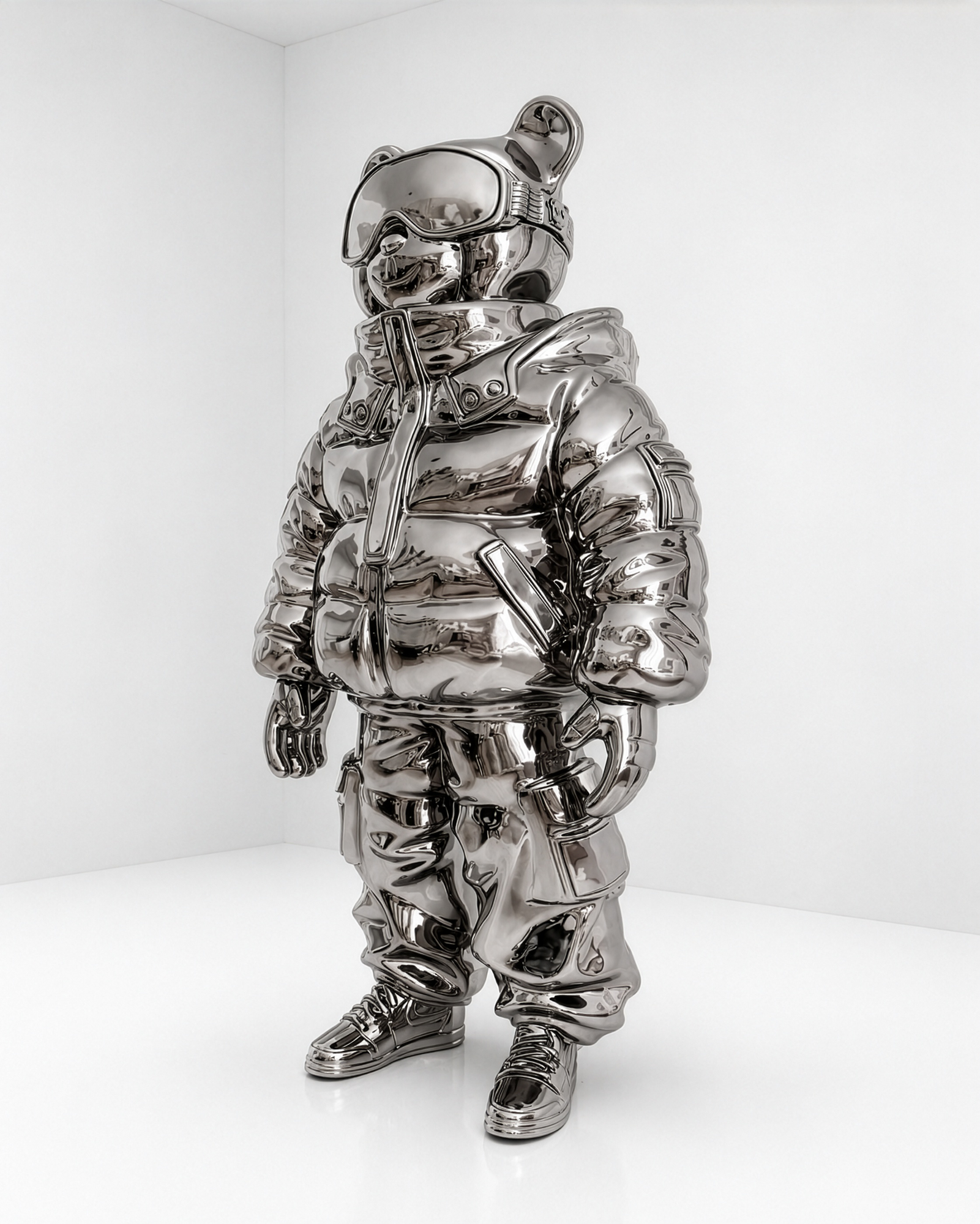 SCULPTURE ABWE 200CM / DARK CHROME