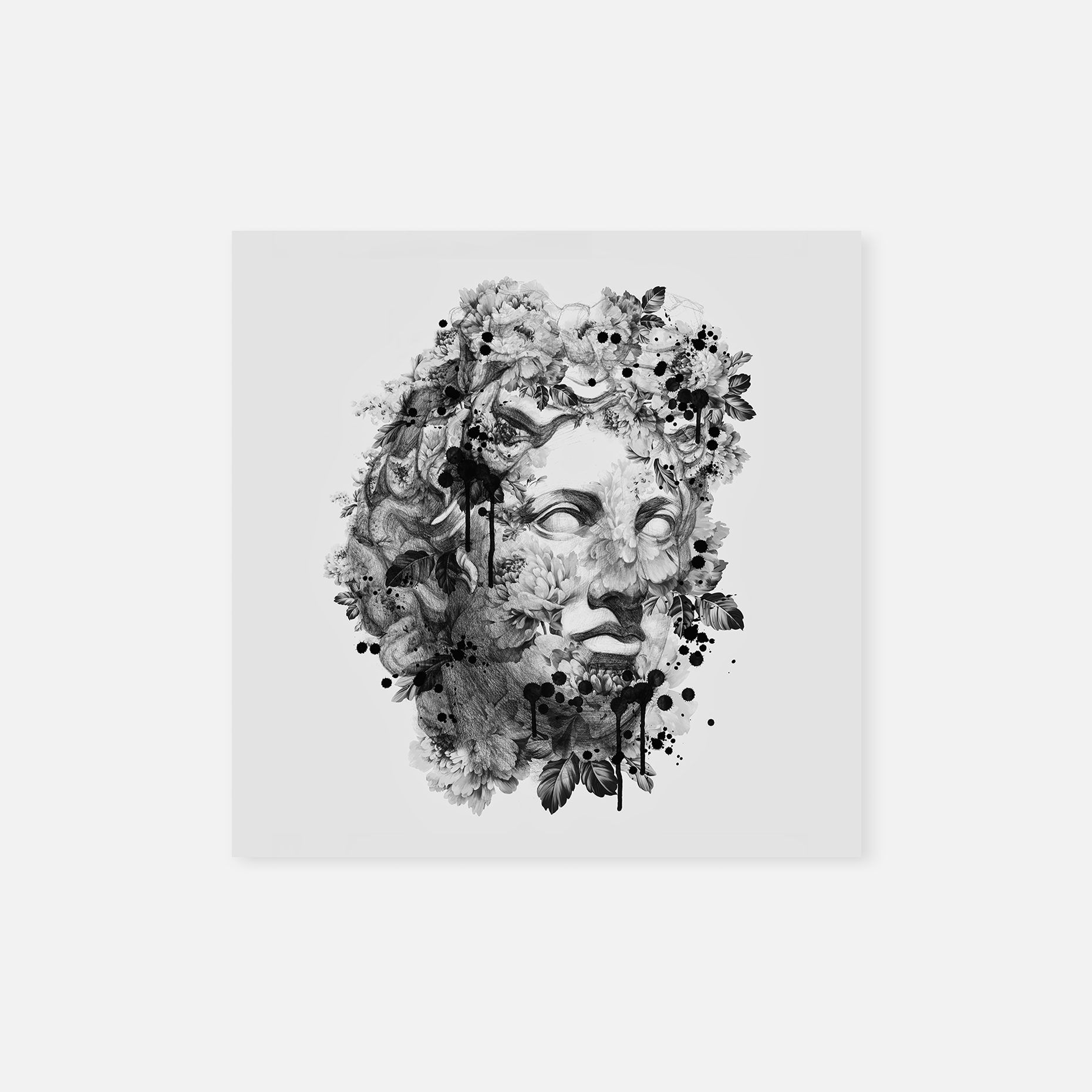 Flower God BW