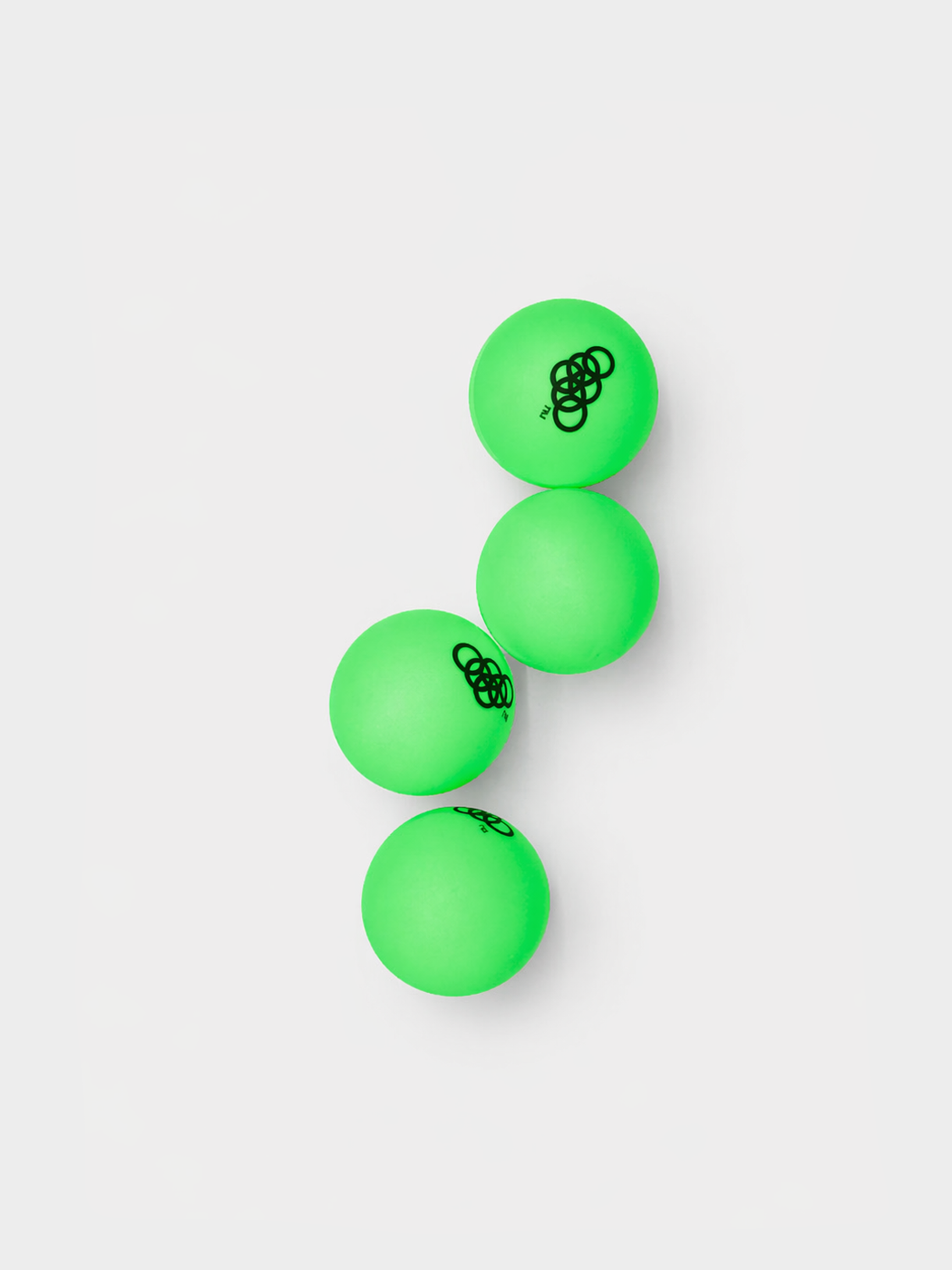KINGPONG™ Neon Green 4-pack