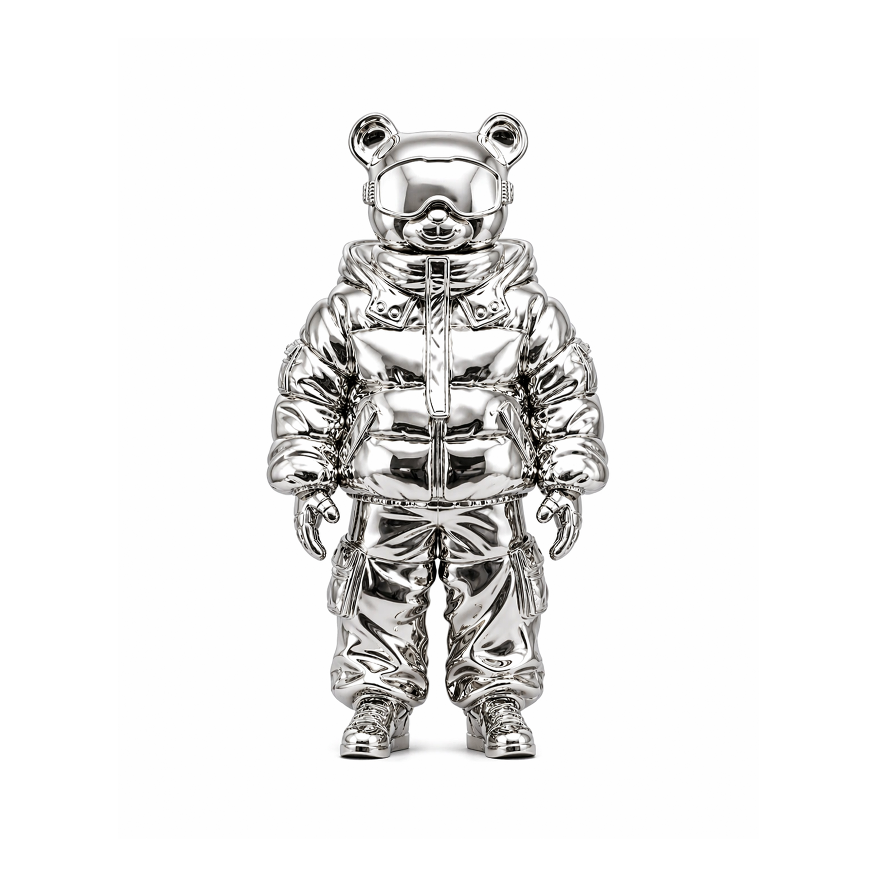 SCULPTURE ABWE 50CM / CHROME